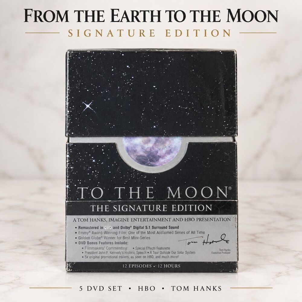 From the Earth to the Moon Signature Edition 5 DVD Set Tom Hanks HBO Complete